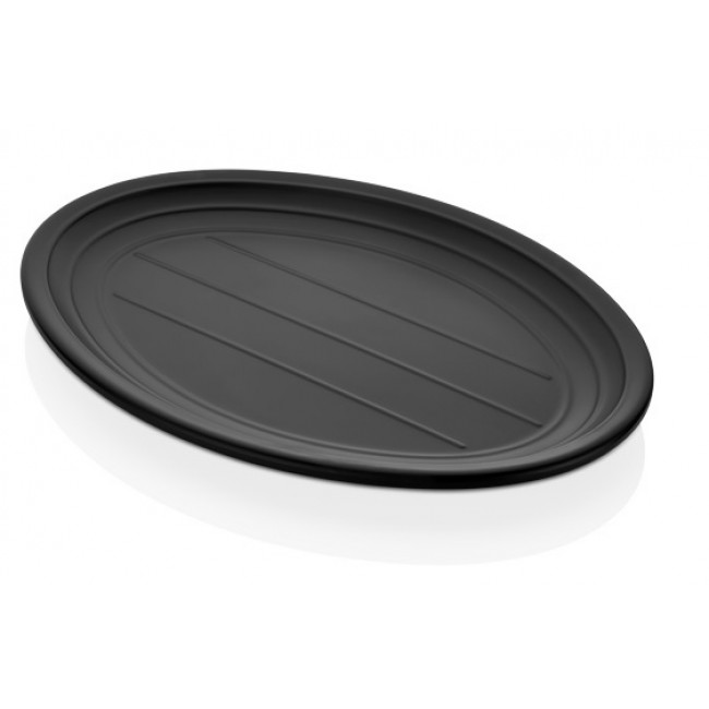 Сервировочная тарелка TERRA BLACK Oval  36x26,2 см, h 2,7 см