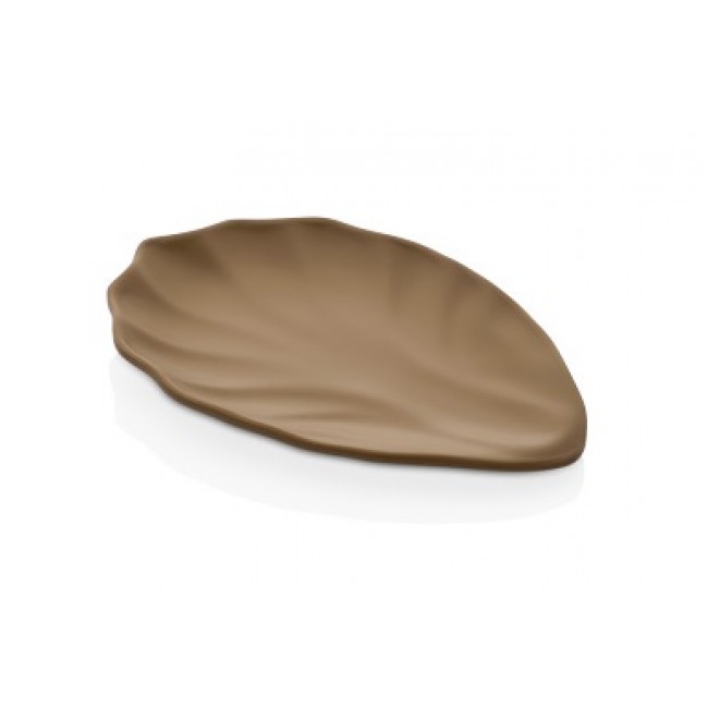 Сервировочная тарелка TERRA MILKY COFFEE Vinea 20,0х13,5 см, h 1,9 см